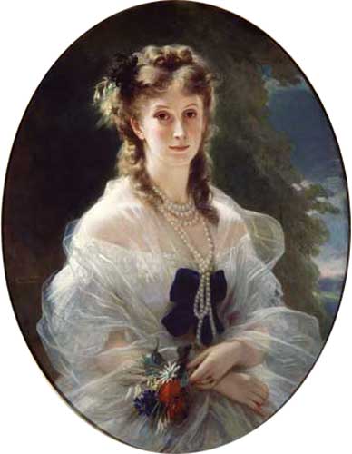 Portrait of Sophie Troubetskoy (1838-96) Countess of Morny von Franz Xaver Winterhalter