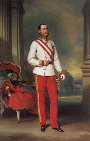 Franz Joseph I, Emperor of Austria (1830-1916) wearing the dress uniform of an Austrian Field Marsha 1864
