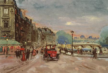 Quai des Grands Augustins, Paris 1900