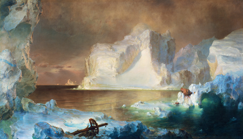 Die Eisberge von Frederic Edwin Church