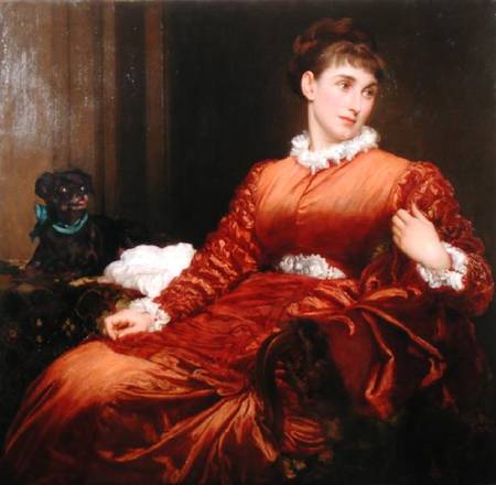 Mrs Henry Evans Gordon (1845-1925) von Frederic Leighton