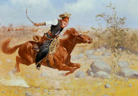 Galloping Horseman c.1890