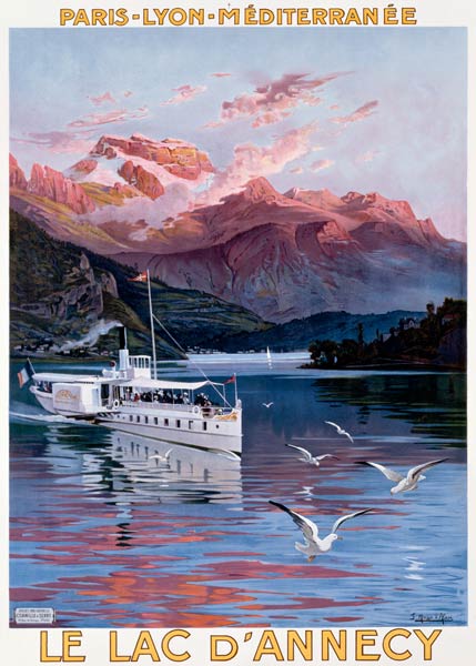 Annecy, Lac d''Annecy von Frédèric Hogo d'Alési