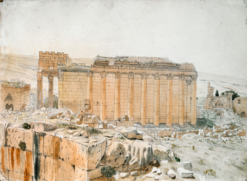 Baalbek, Ruinen von Frederick Catherwood