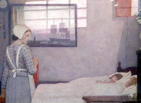 Sleeping Children with their Nurse