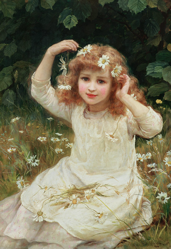 Marguerites, 1889 (oil on canvas) von Frederick Morgan