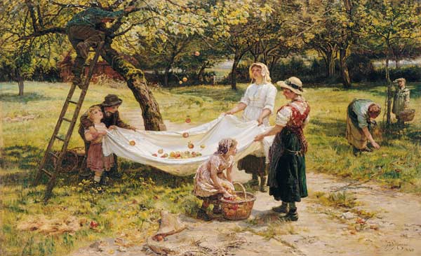 The Apple Gatherers von Frederick Morgan