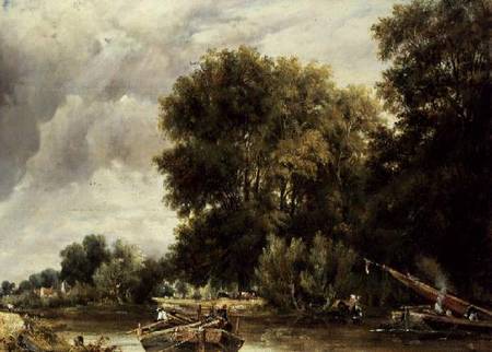 River Landscape von Frederick Waters Watts