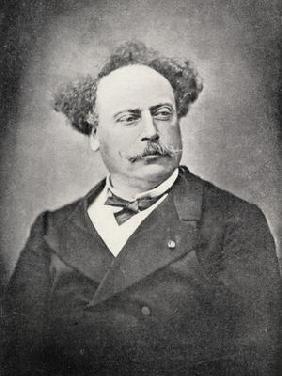 Alexandre Dumas Fils (1824-95) (b/w photo) 1918