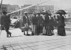 Algiers, late 19th century (b/w photo) 1889