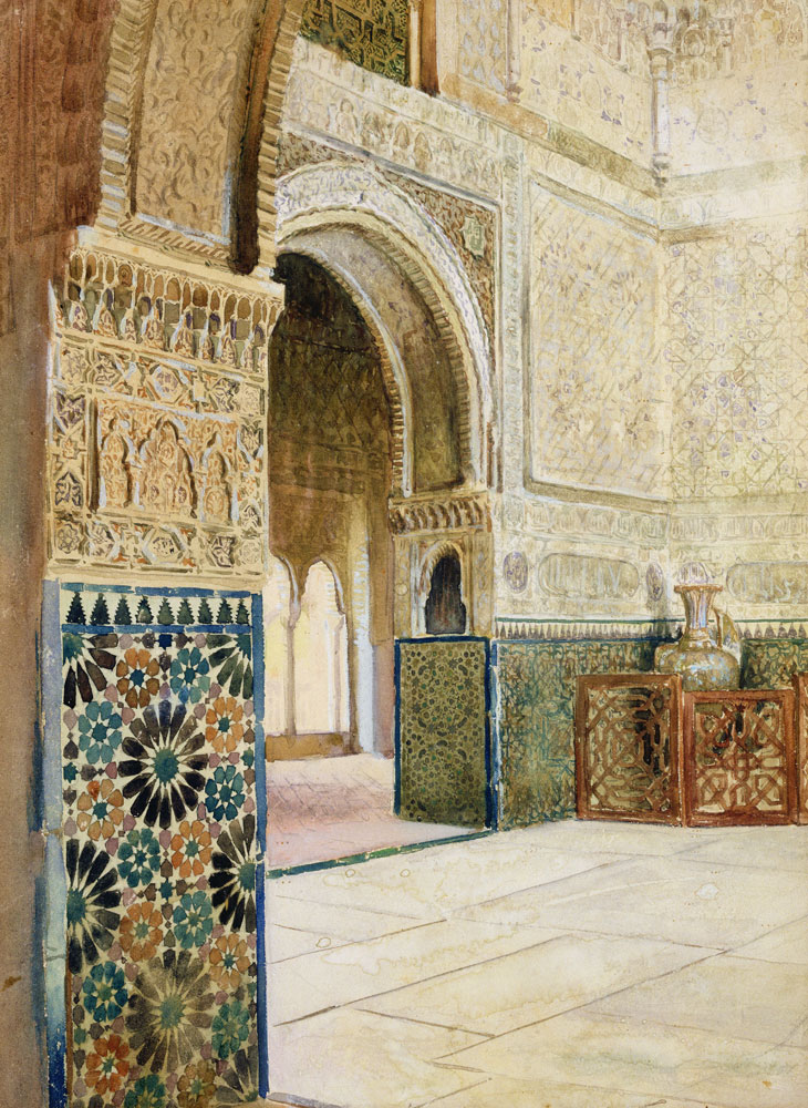 Interior of the Alhambra, Granada von French School