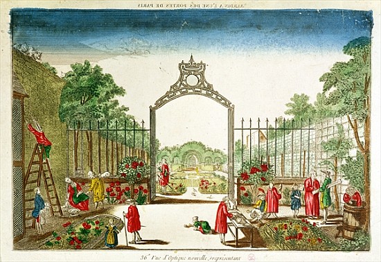A Market Garden at One of the Gates of Paris von French School