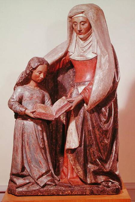 St. Anne and the Virgin von French School
