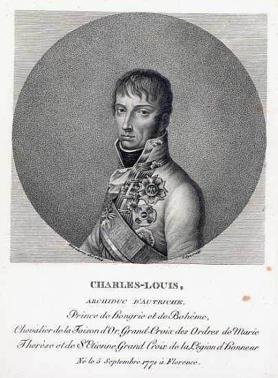 Archduke Charles of Austria, Duke of Teschen, c.1814 von French School