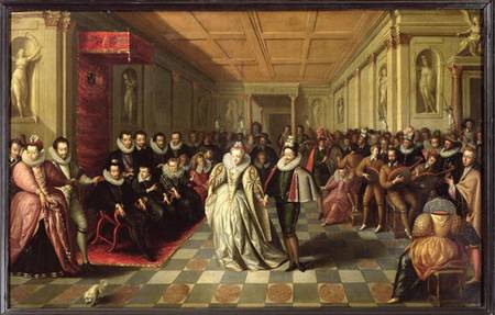 Ball at the Court of Henri III on the Occasion of the Marriage of Anne, Duke of Joyeuse, to Margueri von French School