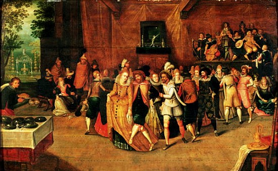 Ball during the Reign of Henri III, 1574-1623 von French School