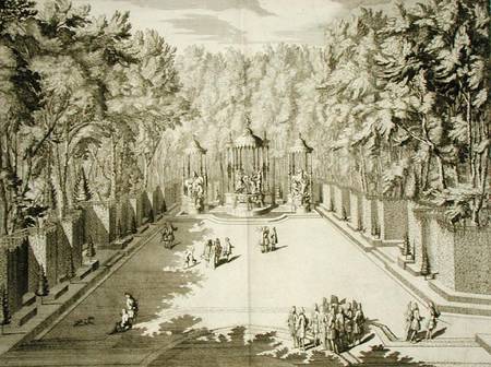 Baths of Apollo, Versailles, from 'Les Plans, Profils et Elevations des Ville et Chateau de Versaill von French School