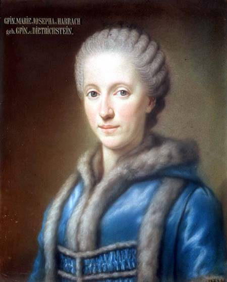 Countess Maria Josepha von Harrach wife of Count Guido von Harrach (1732-83) von French School