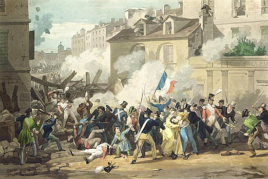Defence of a Barricade, 29th July 1830 von French School