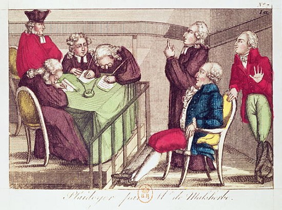 Defence Speech of Monsieur de Malesherbes (1721-94) 26th December 1792 during the trial of King Loui von French School
