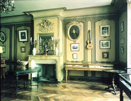 Drawing room in the birthplace of Hector Berlioz (1803-69) (photo) von French School