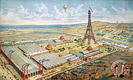 General View of the Universal Exhibition, Paris von French School