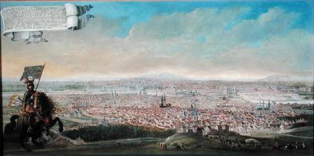 General View of Paris from the Faubourg Saint-Jacques von French School