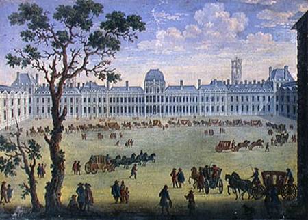 Imaginary View of the Tuileries von French School