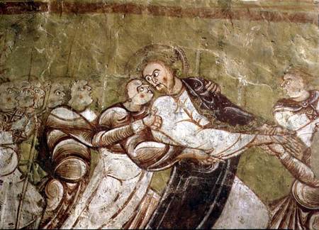 Judas Kissing Christ  (detail of 95750) von French School