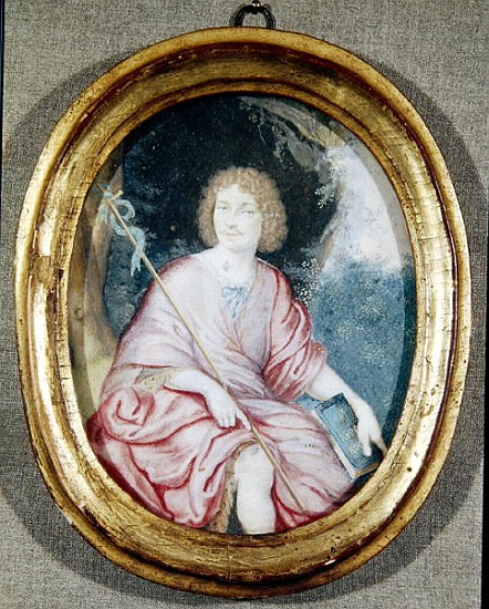 Moliere (1622-73) as St. John the Baptist von French School