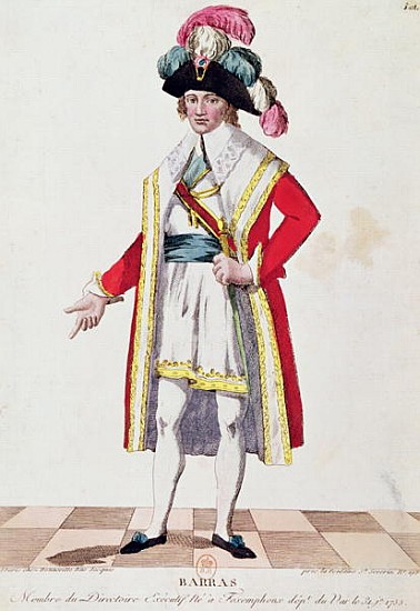 Paul Francois Jean Nicolas (1755-1829) Vicomte de Barras von French School