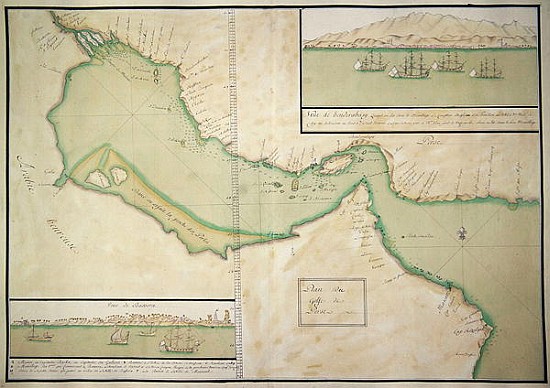 Plan of the Persian Gulf von French School
