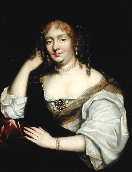 Portrait of Marie de Rabutin-Chantal (1626-97) Marquise de Sevigne von French School