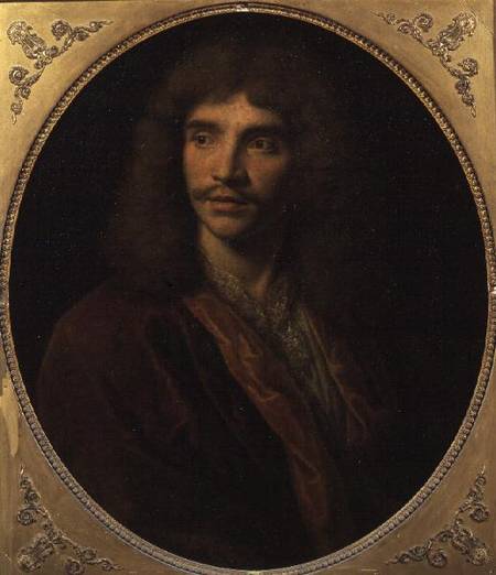 Portrait of Moliere (1622-73) von French School