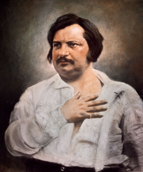 Portrait of Honore de Balzac von French School