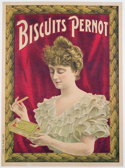 Poster advertising Pernot biscuits von French School