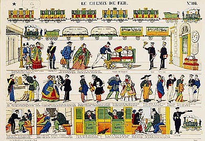 Rail Travel, c.1850 von French School