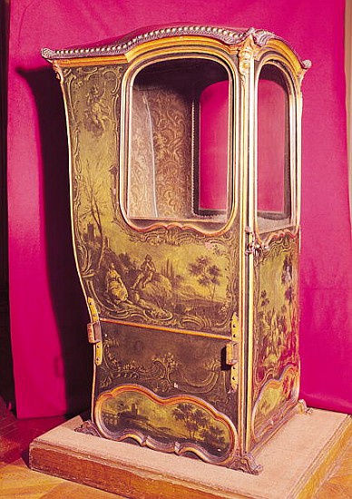 Sedan Chair (painted wood) von French School