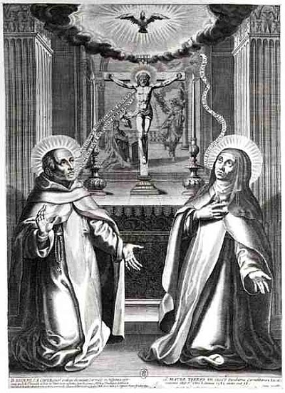 St. John of the Cross and St. Theresa of Avila von French School