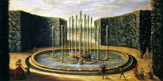 The Bassin de Saturne at Versailles (early eighteenth century) von French School
