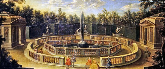 The Bosquet des Domes at Versailles von French School