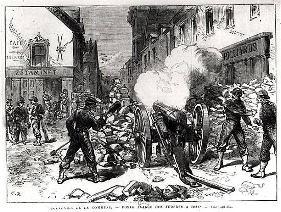The Paris Commune: A Barricade at Issy, May 2nd 1871 von French School