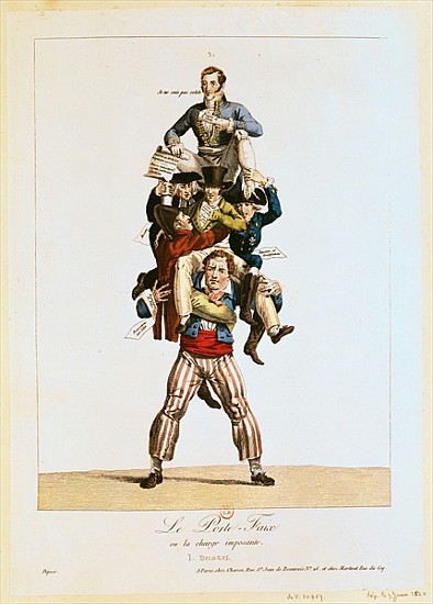 The Porter or, The Imposing Burden, c.1820 von French School