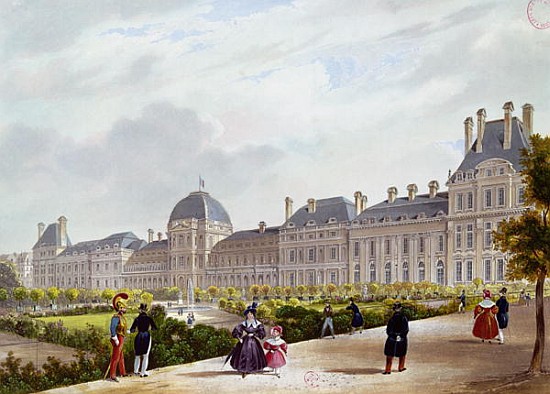 The Tuileries during the Restoration von French School