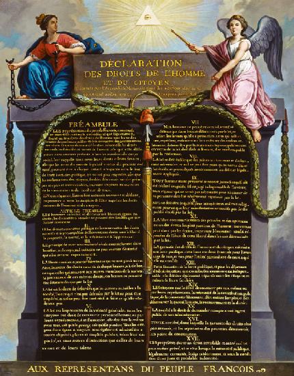 Declaration of the Rights of Man and Citizen 1789