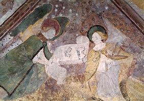 Angel Musicians, from the chapel in the north transept, Breton School