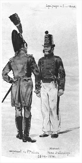 Costumes of French Marines from 1804 to 1814