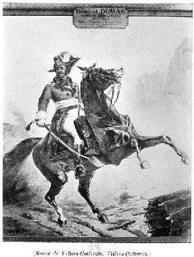 Equestrian portrait of Thomas Alexandre Dumas (1762-1806) also known as Alexandre Davy de la Paillet