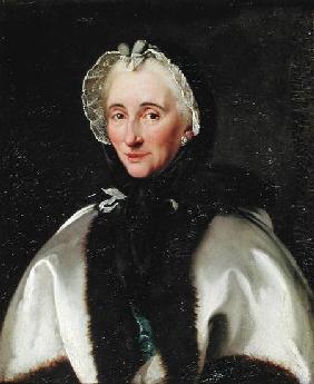 Portrait of Madame Francoise de Graffigny (1695-1758)