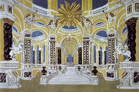 Set design for ''The Magic Flute'' by Wolfgang Amadeus Mozart (1756-91)